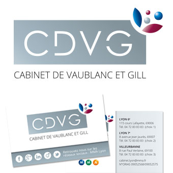 Branding identité CDVG Assurances