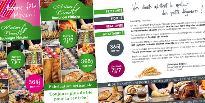 Mailing et tract Maison Drevet